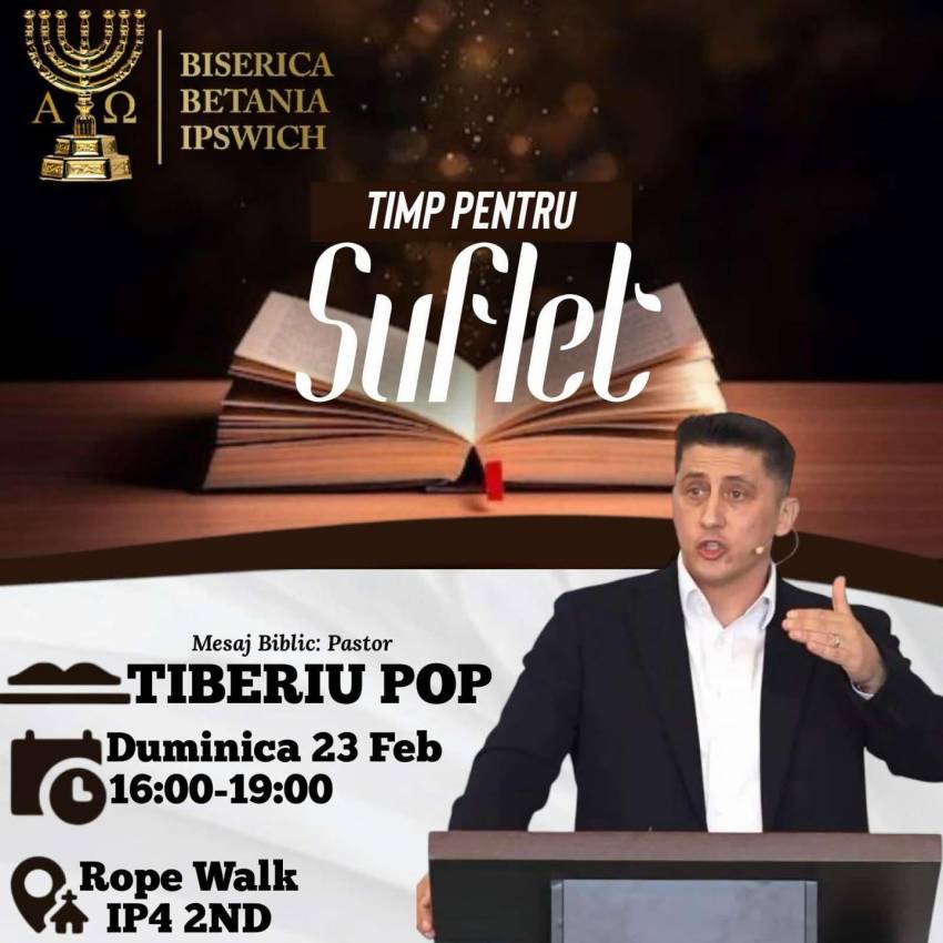 Tiberiu Pop la Biserica Betania Ipswich