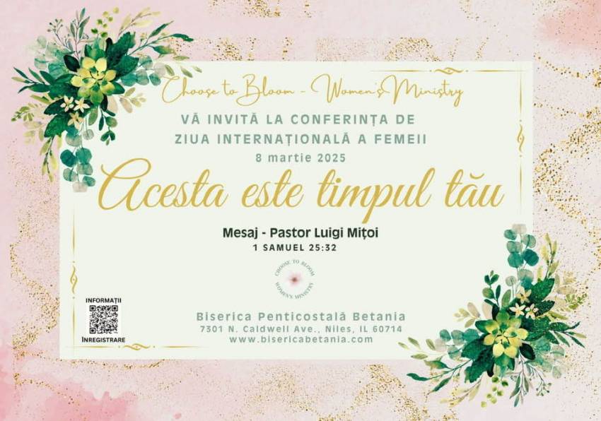 Conferință pentru femei la Biserica Betel Chicago