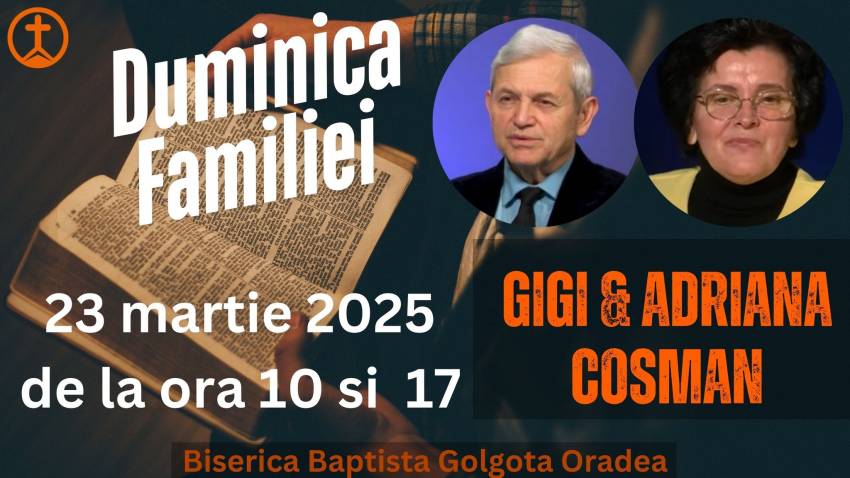Gigi & Adriana Cosman la Biserica Golgota Oradea