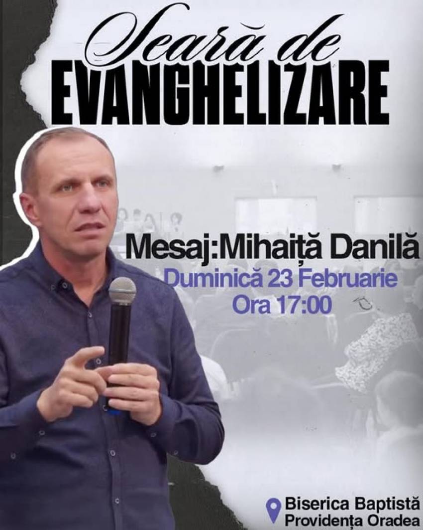 Mihăiță Dănilă la Biserica Providența Oradea