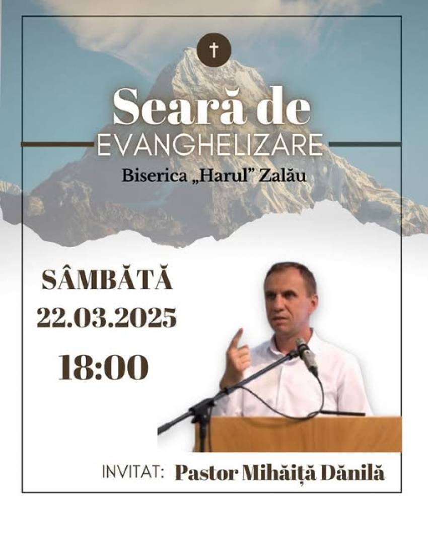 Mihăiță Dănilă la Biserica Harul Zalău