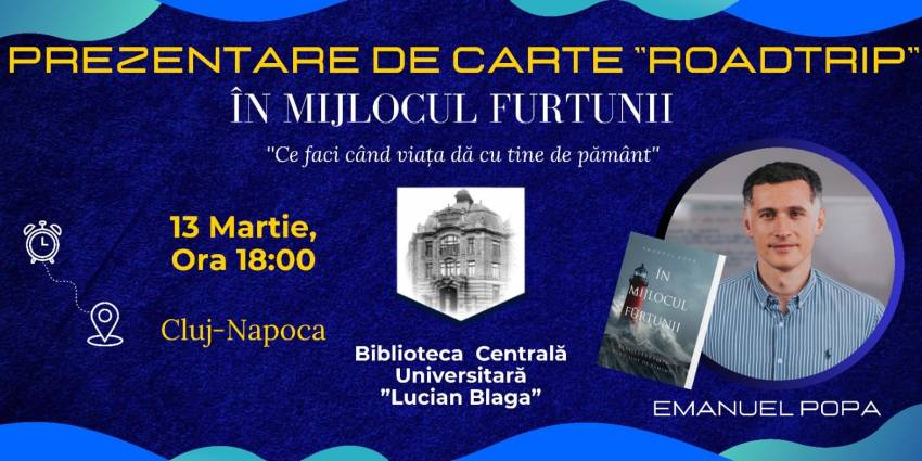 Lansare de carte la Cluj-Napoca