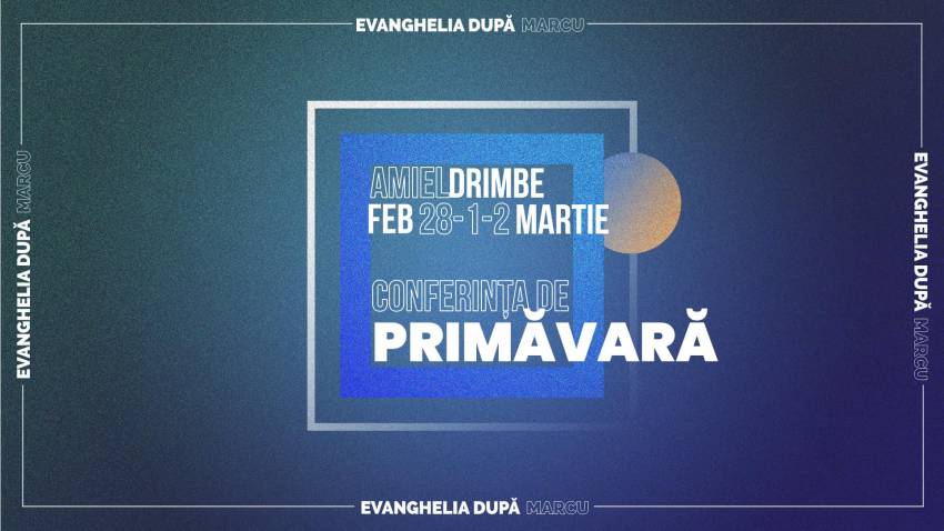 Conferință cu Amiel Drimbe la Biserica Biruința Sibiu