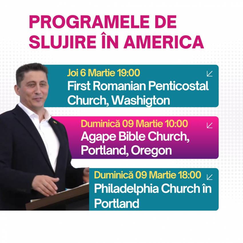 Tiberiu Pop la Washington și Portland 