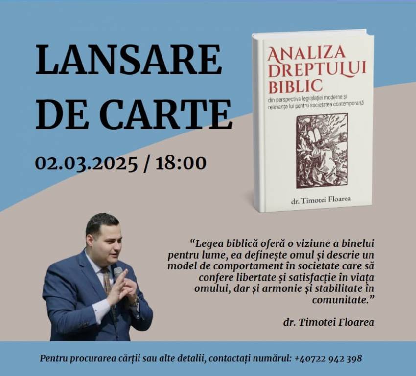 Noutate editorială: 