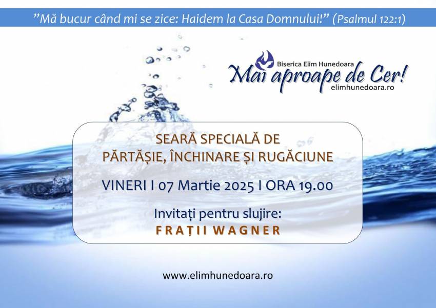 Frații Wagner la Biserica Elim Hunedoara