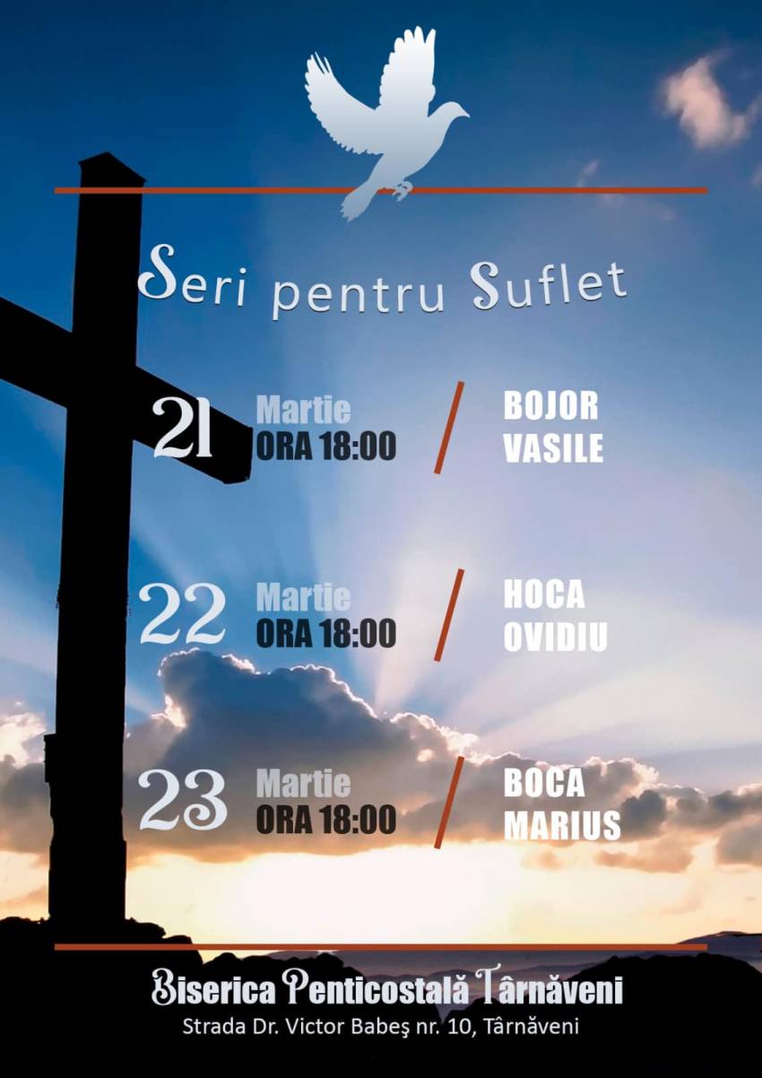 Seri de evanghelizare la Biserica Penticostală Târnăveni