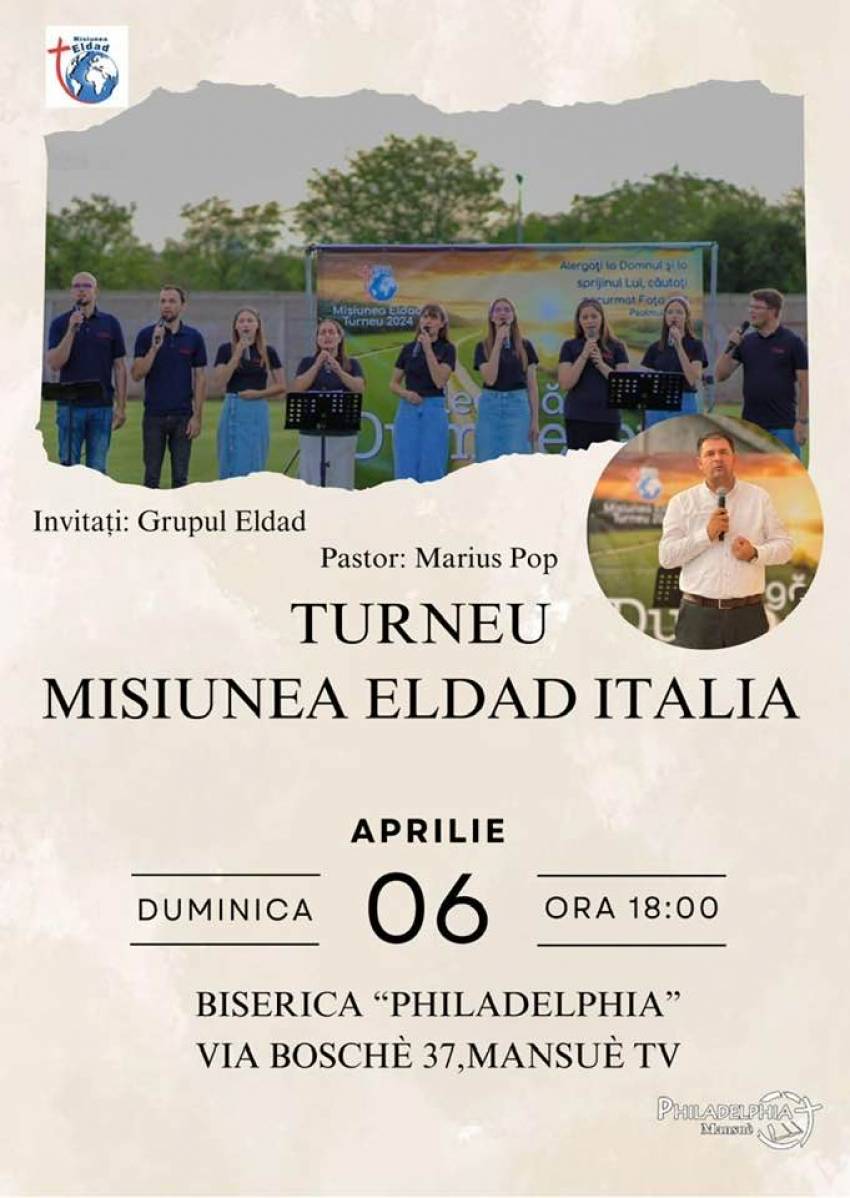 Grupul Eldad și Marius Pop la Biserica Philadelphia Mansue
