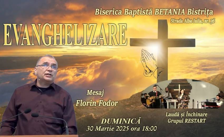 Florin Fodor la Biserica Betania Bistriţa