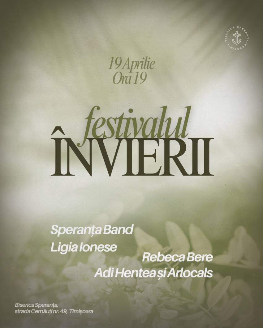 Festivalul Învierii la Biserica Speranța Timișoara