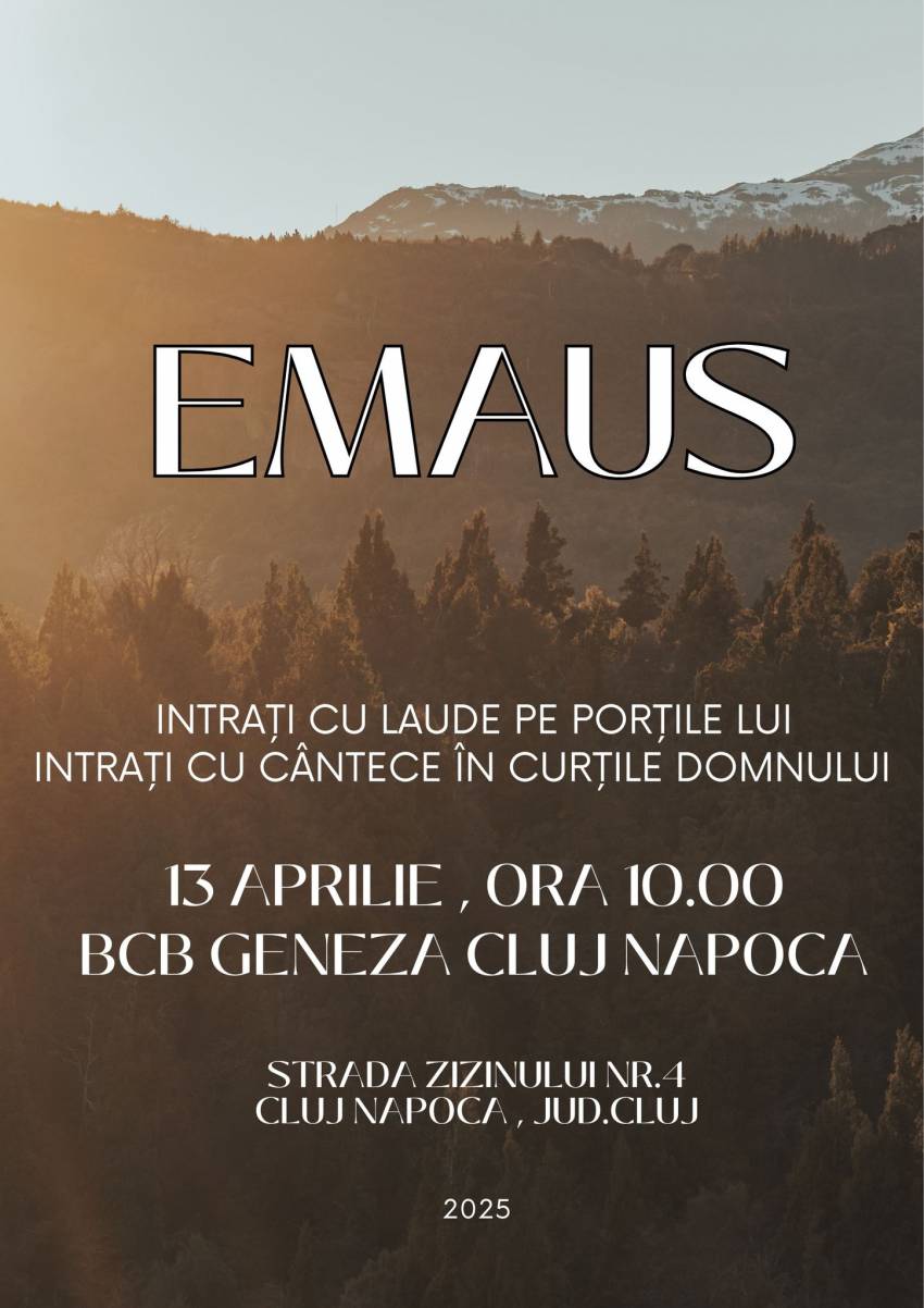 Trupa Emaus la Biserica Geneza Cluj-Napoca