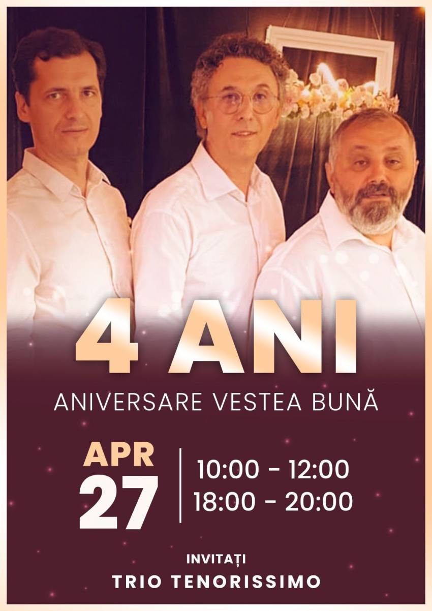 Aniversare 4 ani la Biserica Vestea Bună Lugoj 