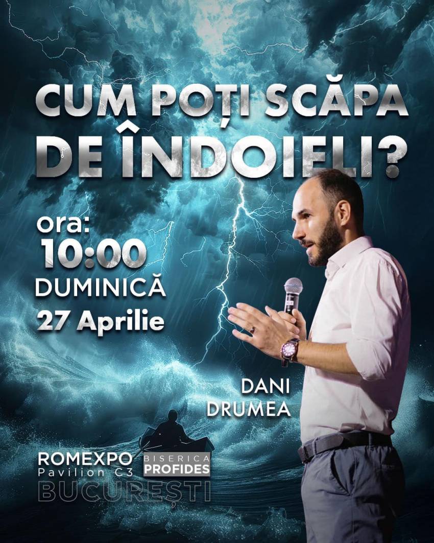 Dani Drumea la Biserica Profides București