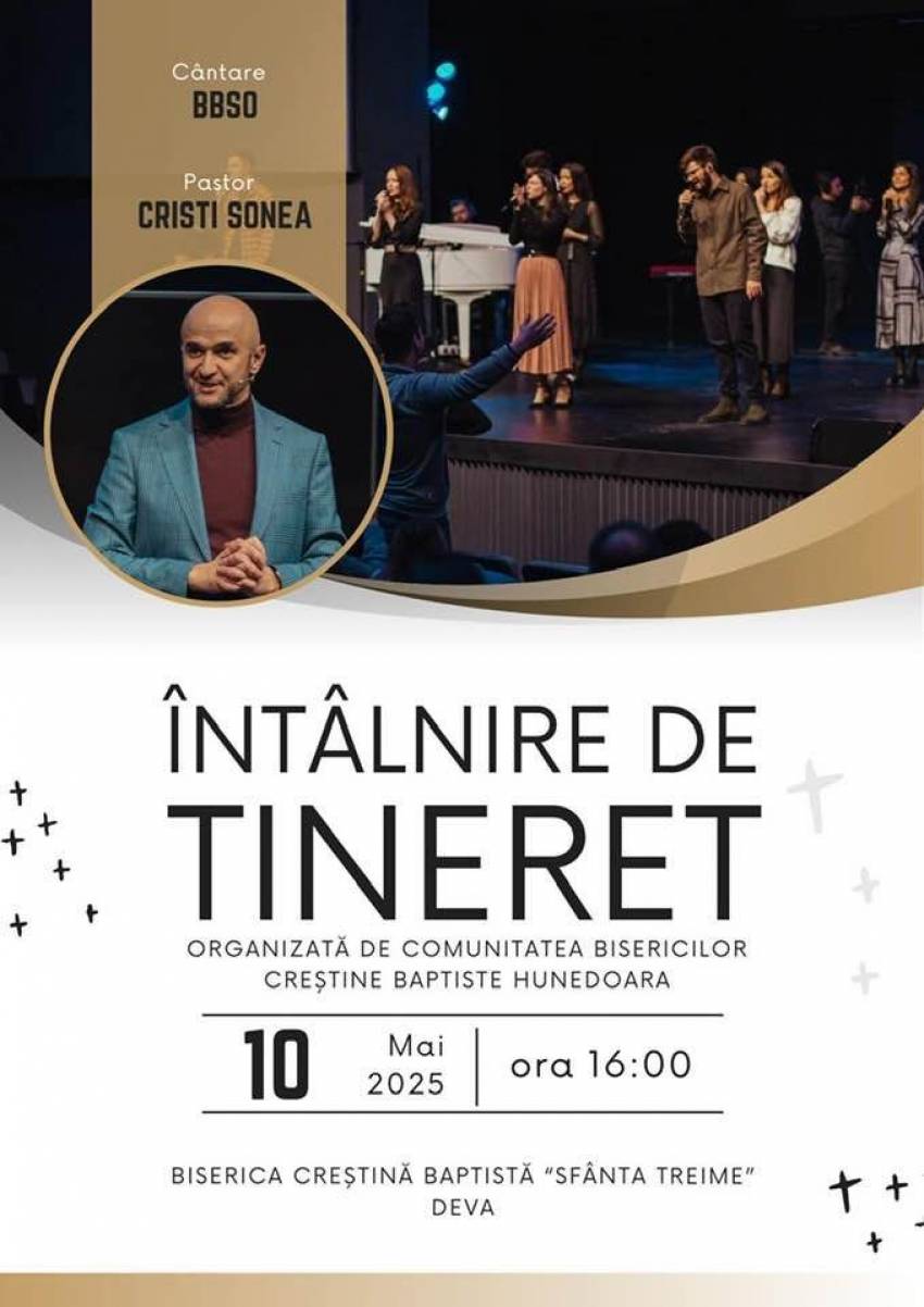 Cristi Sonea la Biserica Sfânta Treime Deva