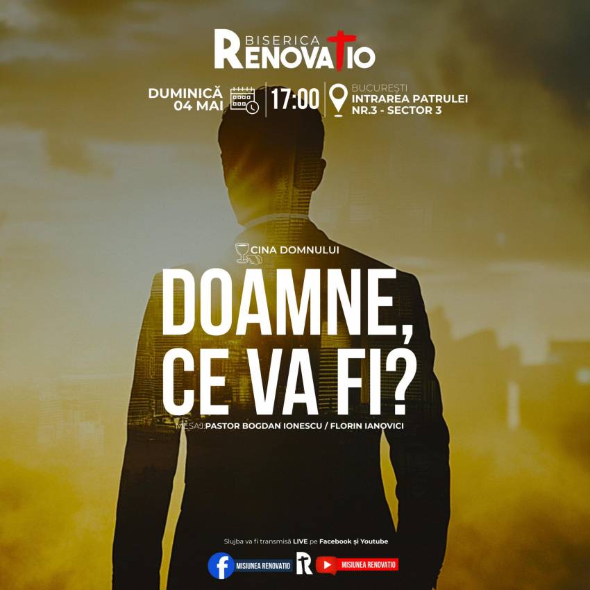 Biserica Renovatio București într-o nouă locație!