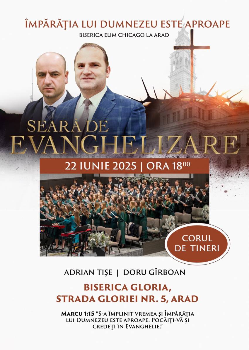 Biserica Elim Chicago: Misiune în Arad