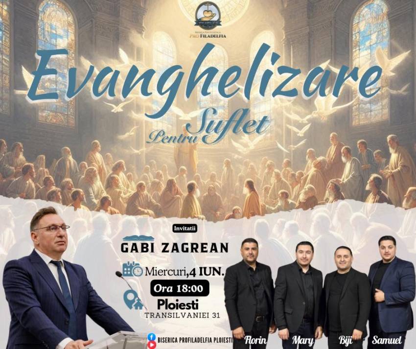 Gabi Zăgrean la Biserica ProFiladelfia Ploiești