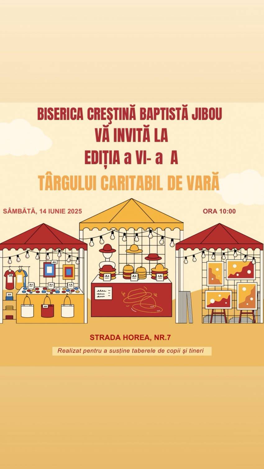 Târg caritabil la Biserica Baptistă Jibou