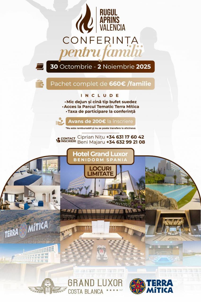 Conferință pentru familii la Benidorm