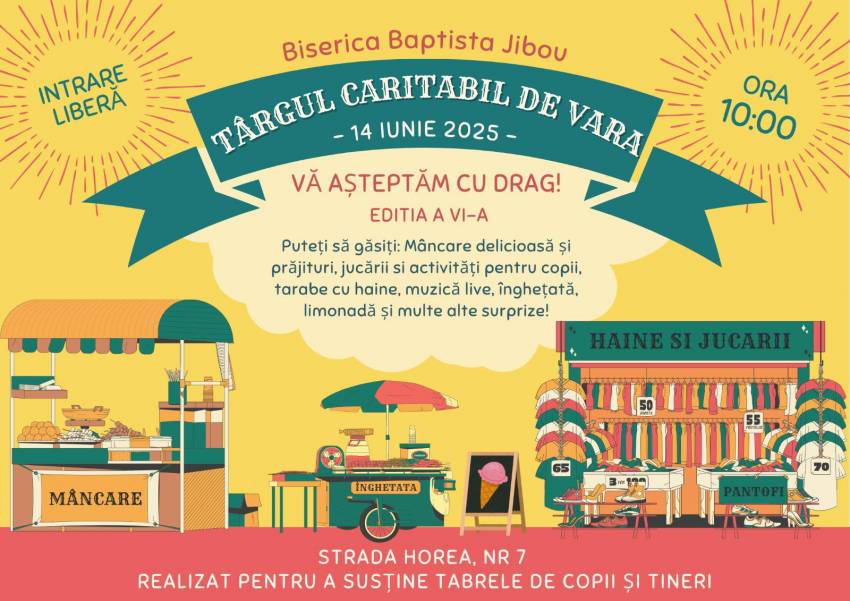 Târg caritabil la Biserica Baptistă Jibou