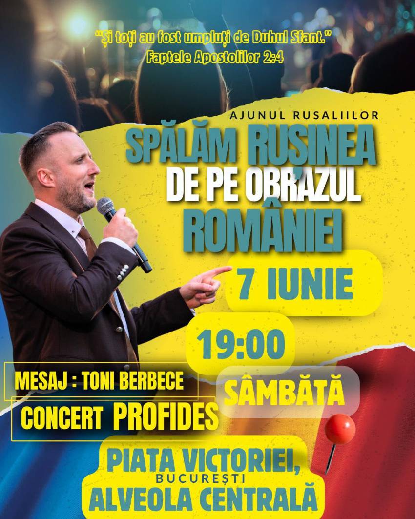 Concert Profides în Piața Victoriei București 