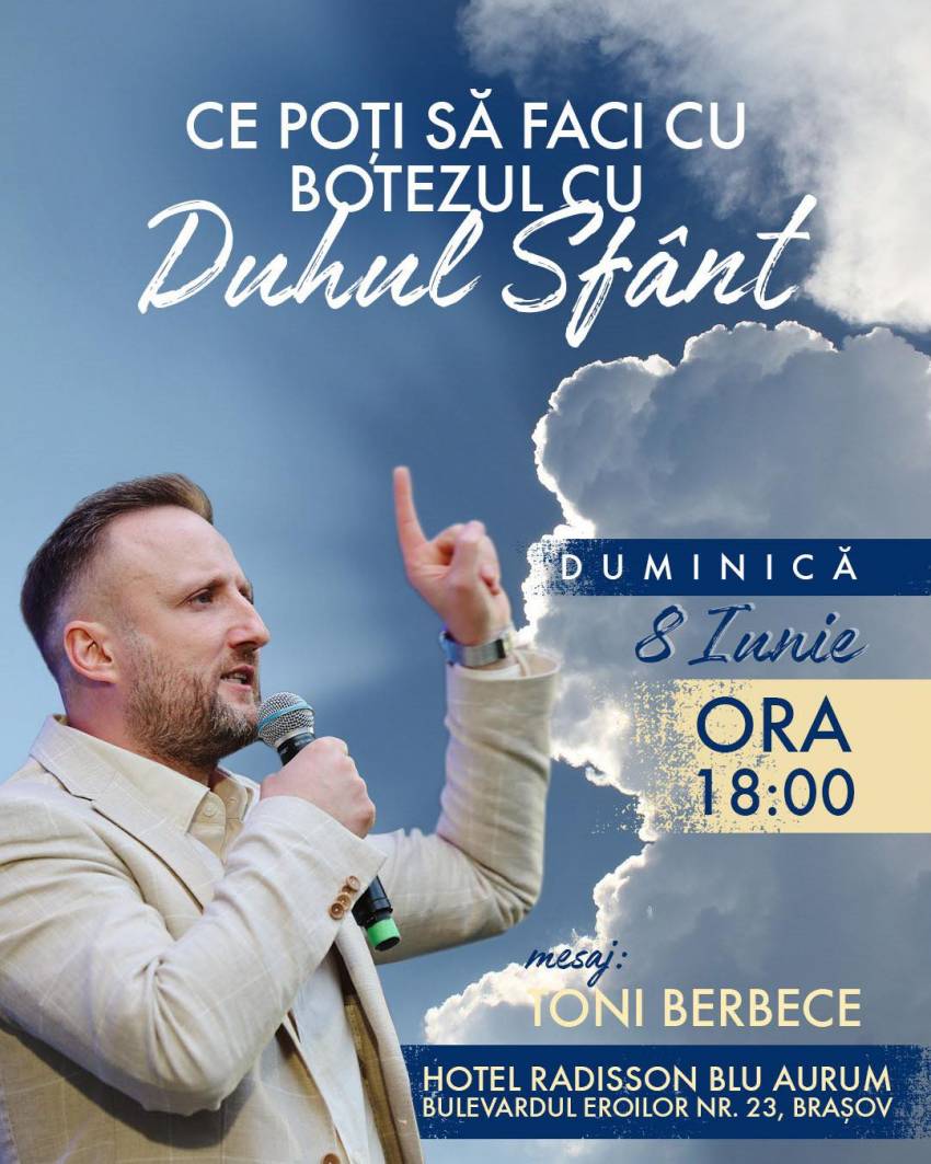 Tony Berbece la Biserica Profides Brașov