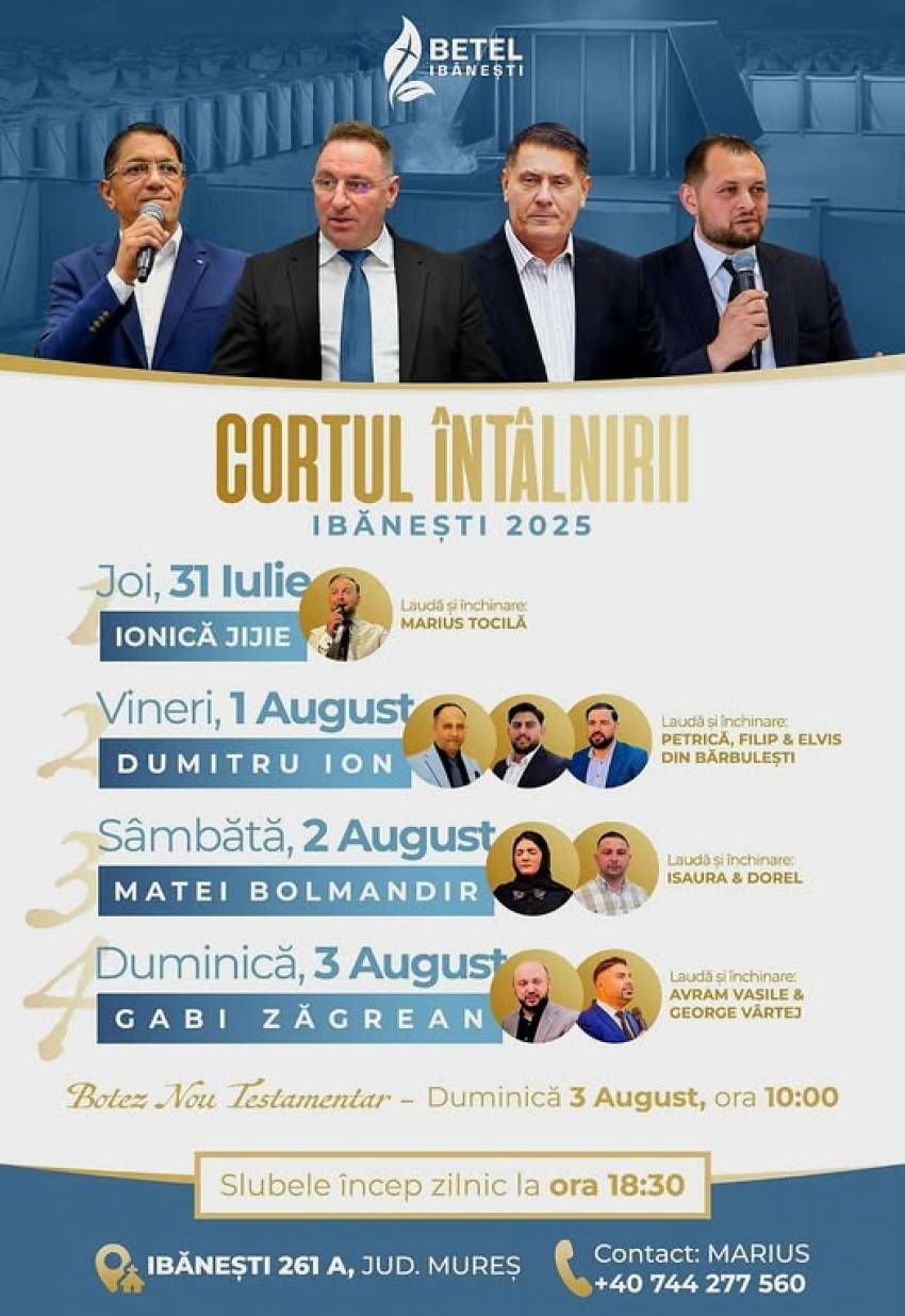 Cortul Întâlnirii la Ibănești