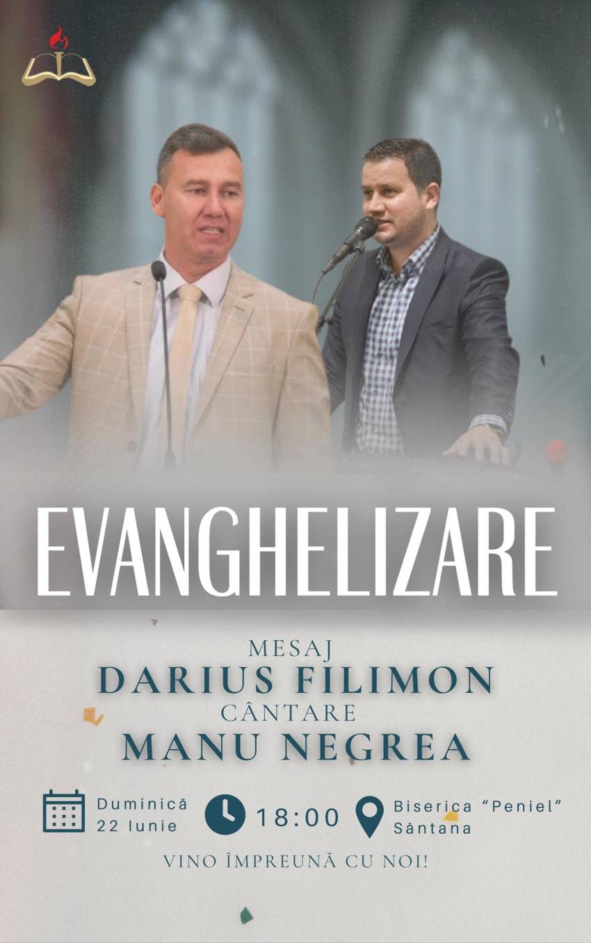 Evanghelizare cu Darius Filimon & Manu Negrea la Biserica Peniel Sântana
