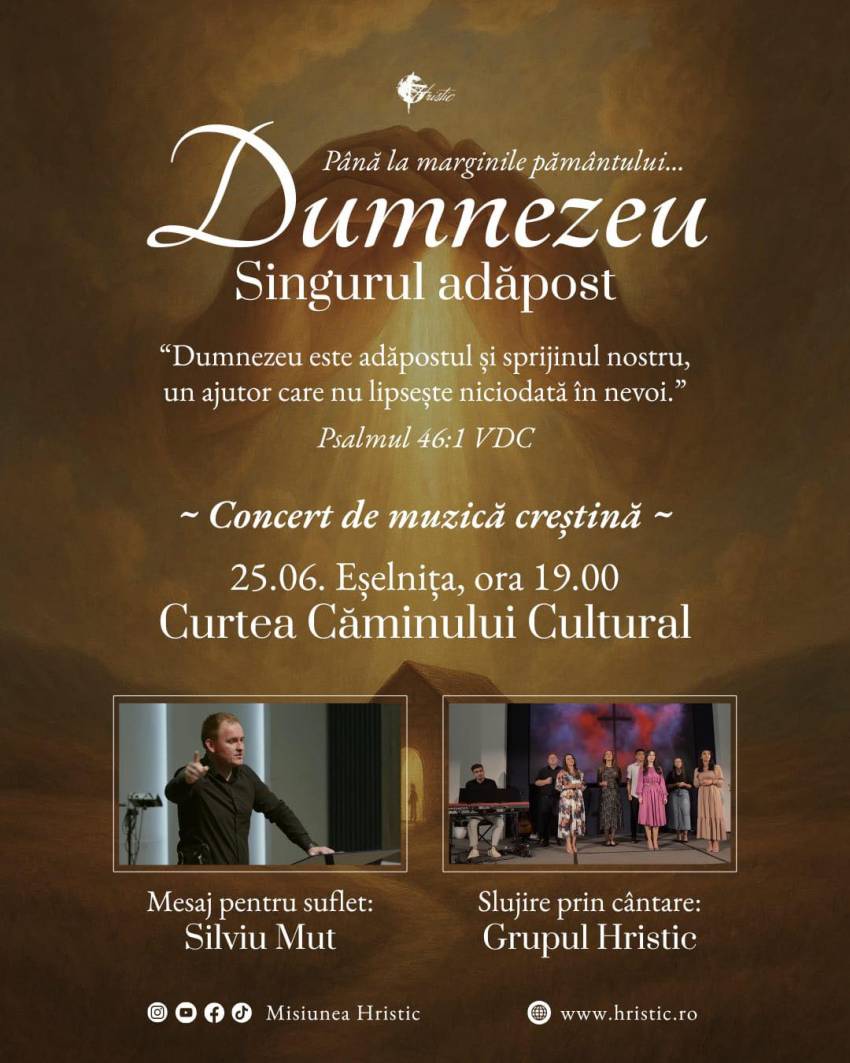 Evanghelizare cu Misiunea Hristic în Eșelnița, Curtea Căminului Cultural