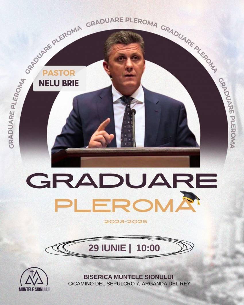 Nelu Brie la Biserica Muntele Sionului Arganda del Rey