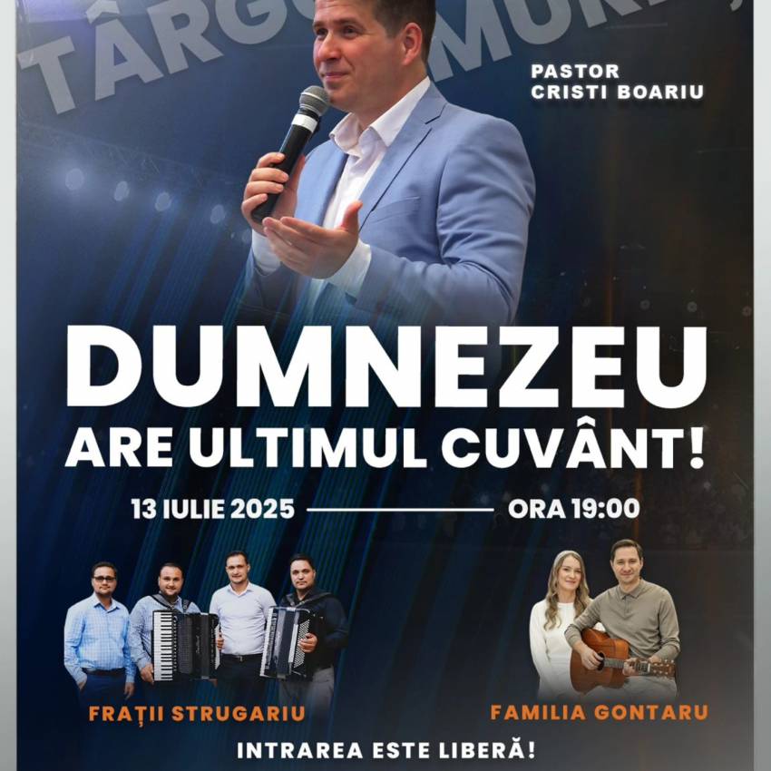 Cristi Boariu la Teatrul de Vară din Târgu Mureș