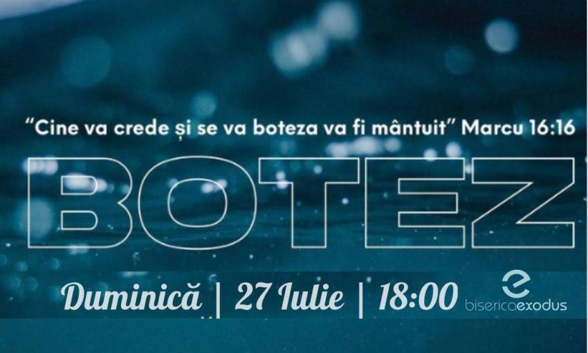 Botez la Biserica Exodus Gătaia