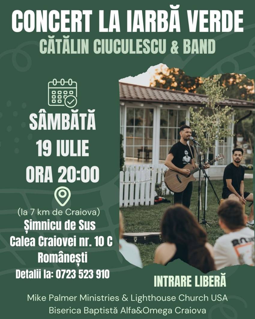 Concert Cătălin Ciuculescu & Band în Șimnicu de Sus