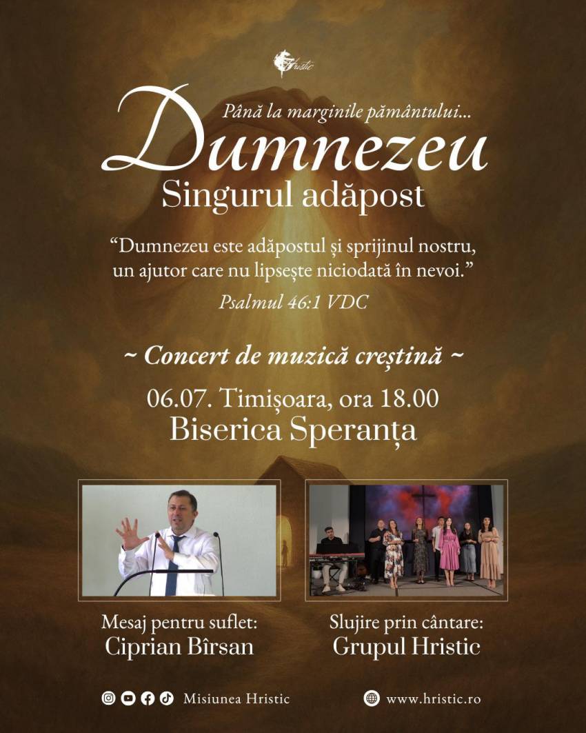 Misiunea Hristic la Biserica Speranța Timișoara