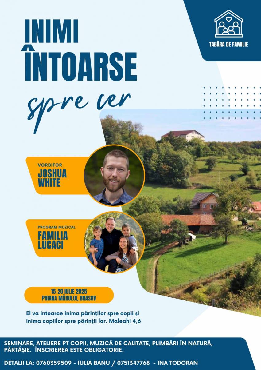 Tabăra “Inimi Întoarse spre cer“ la Poiana Mărului