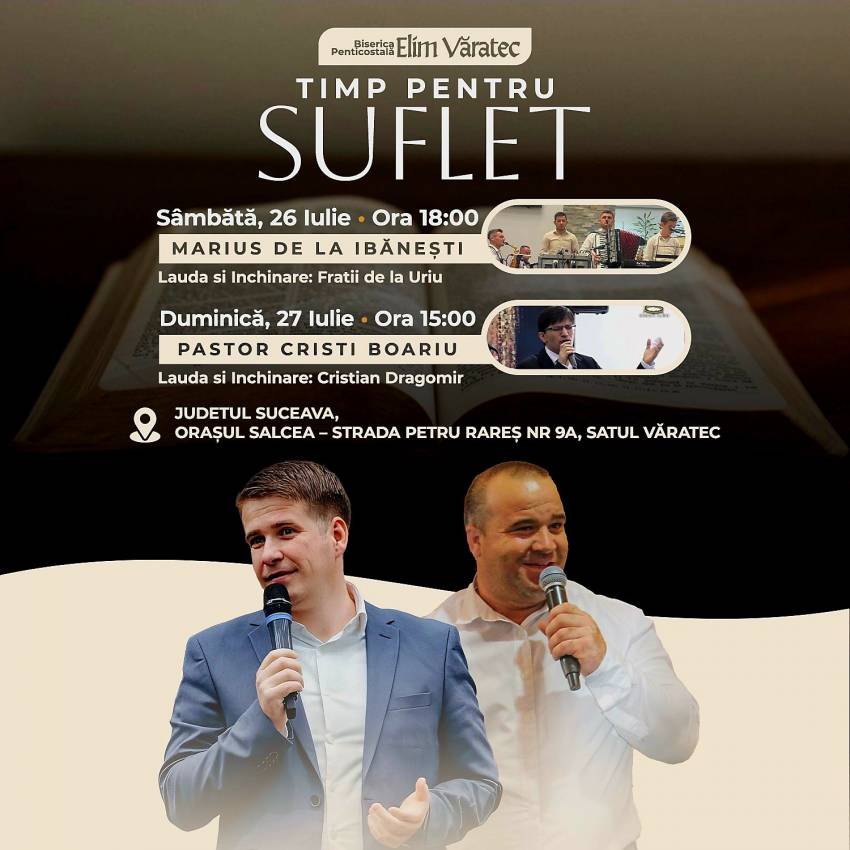 Cristi Boariu la Biserica Elim Văratec