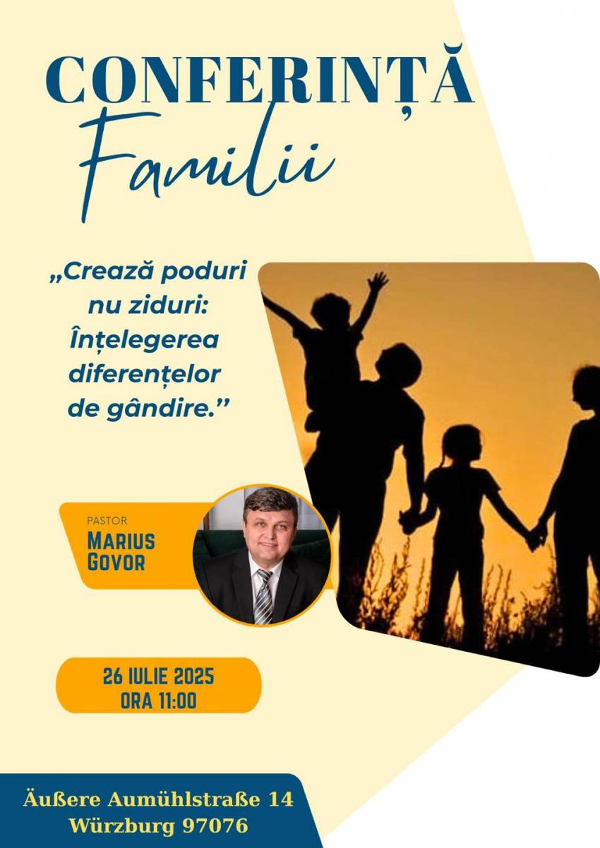 Conferință pentru familii la Biserica Elim Wurzburg