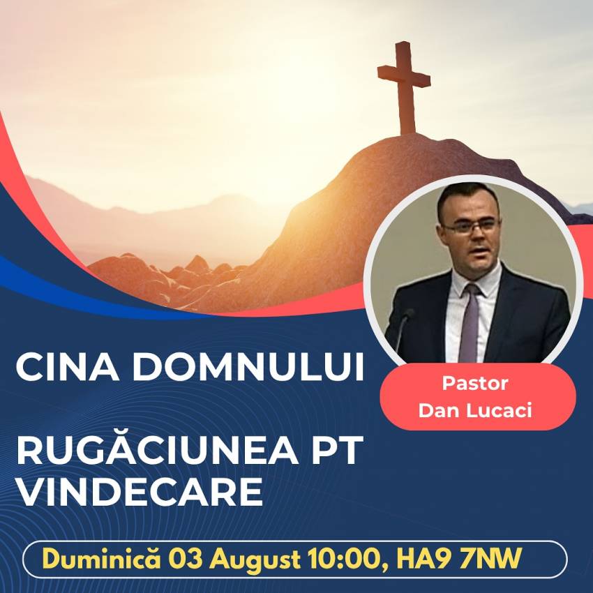 Dan Lucaci la Biserica Peniel Londra