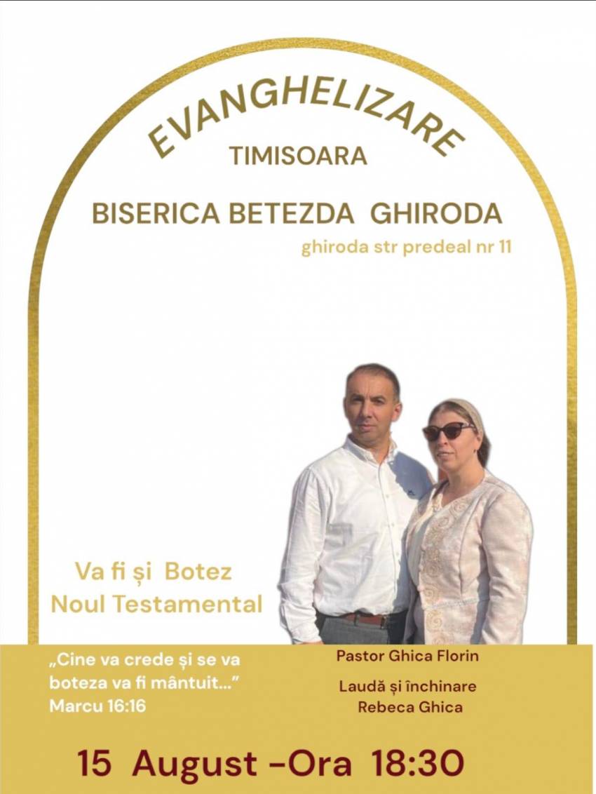 Botez la Biserica Betezda Ghiroda