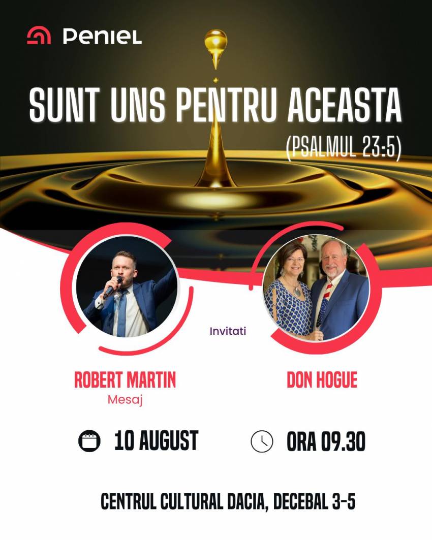 Robert Martin și Don Hogue la Biserica Peniel Bistrița