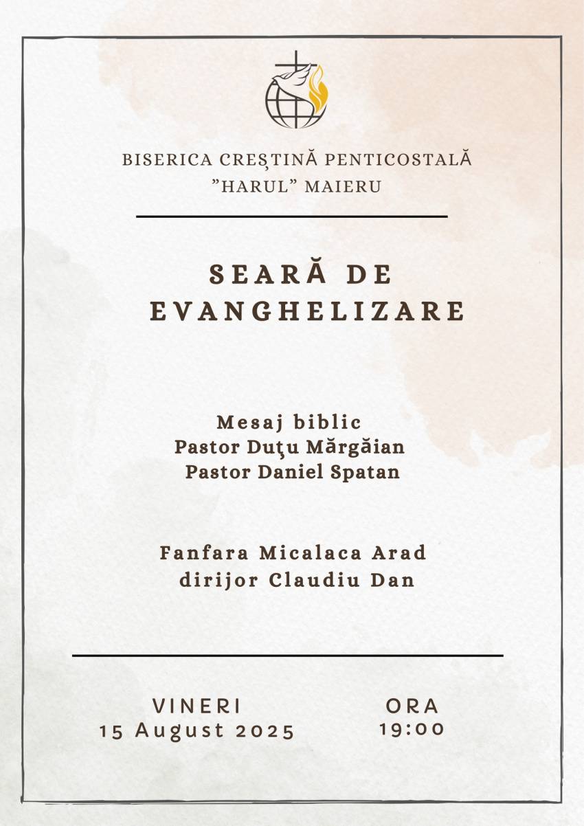 Duțu Mărgăian la Biserica Harul Maieru