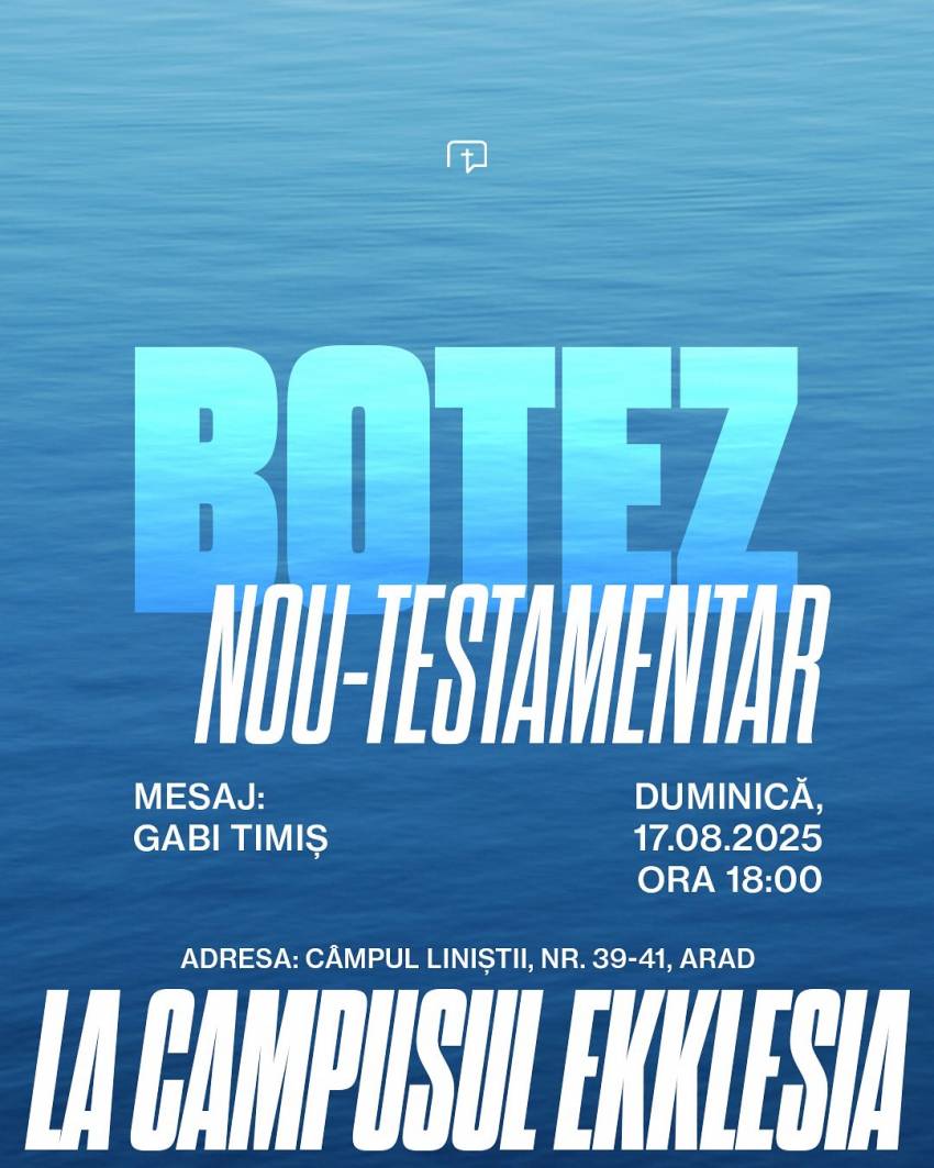 Botez la Campusul Ekklesia Arad