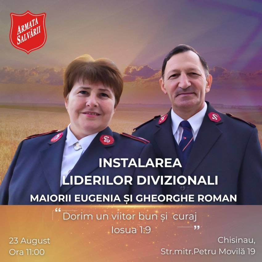 Instalarea liderilor Divizionali ai Armatei Salvării în Moldova