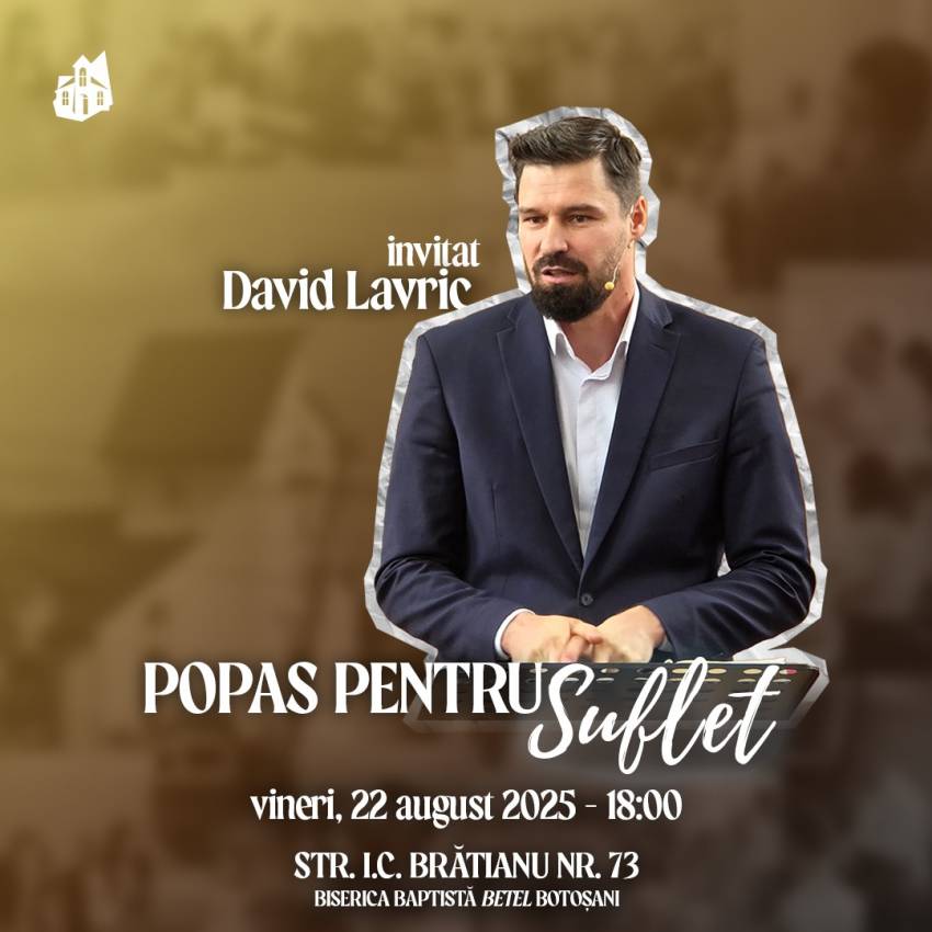 David Lavric la Biserica Betel Botoșani