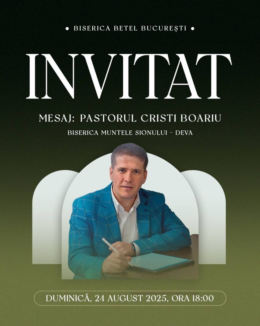 Cristi Boariu la Biserica Betel București