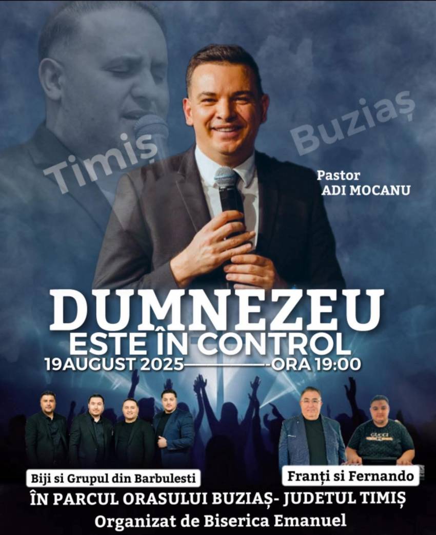 Evanghelizare cu Adi Mocanu în Parcul Orașului Buziaș