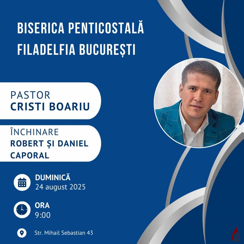 Cristi Boariu la Biserica Filadelfia București