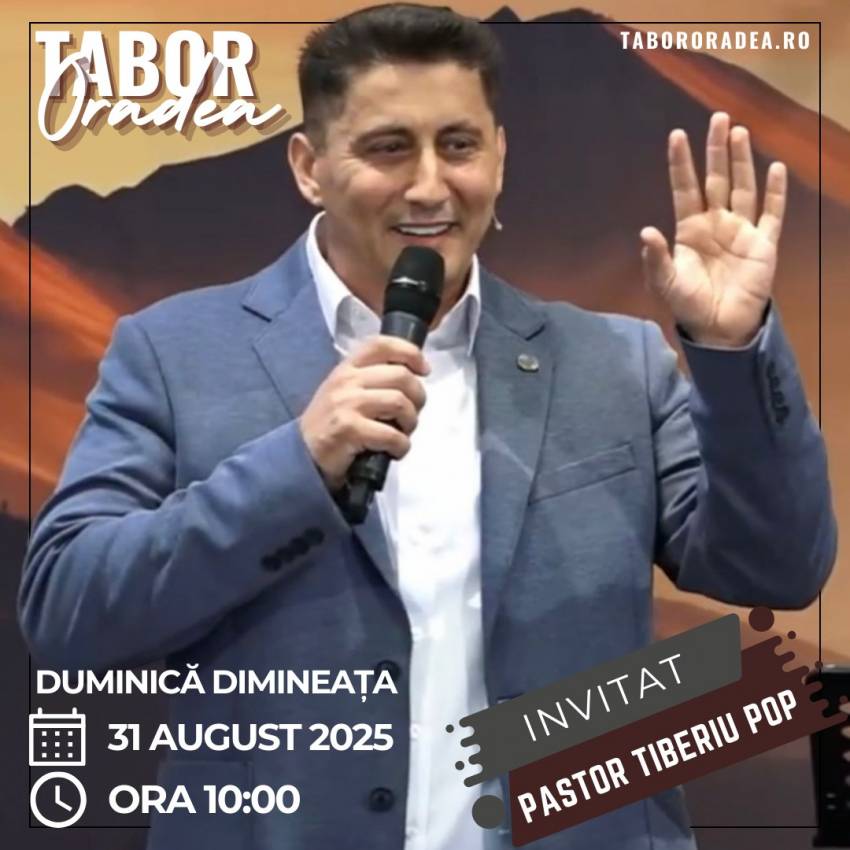 Tiberiu Pop la Biserica Tabor Oradea