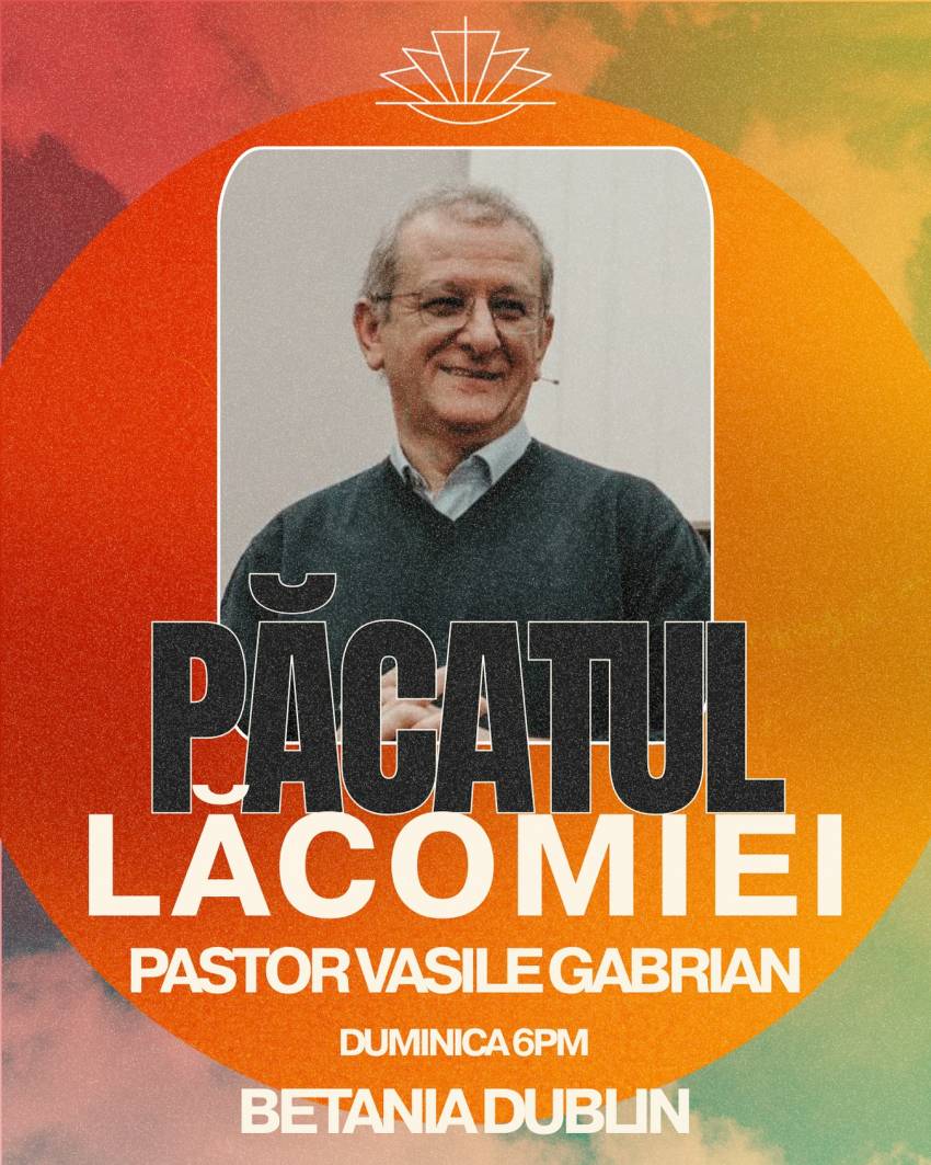 Vasile Gabrian la Biserica Betania Dublin