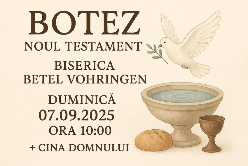 Botez la Biserica Betel Vöhringen